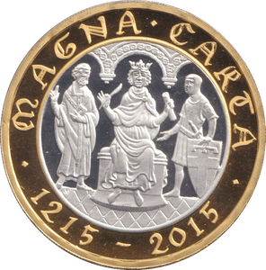 2015 SILVER PROOF MAGNA CARTA TWO POUNDS - £2 Silver Proof - Cambridgeshire Coins