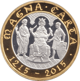 2015 SILVER PROOF MAGNA CARTA TWO POUNDS - £2 Silver Proof - Cambridgeshire Coins