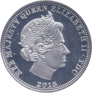 2015 SILVER PROOF ONE CROWN QUEEN ELIZABETH II STATE OPENING OF PARLIAMENT - SILVER WORLD COINS - Cambridgeshire Coins