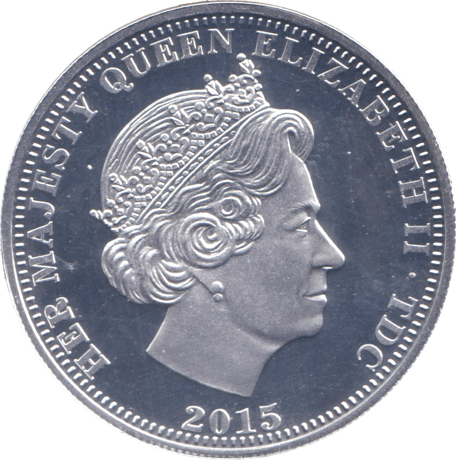 2015 SILVER PROOF ONE CROWN QUEEN ELIZABETH II STATE OPENING OF PARLIAMENT - SILVER WORLD COINS - Cambridgeshire Coins