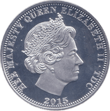 2015 SILVER PROOF ONE CROWN QUEEN ELIZABETH II STATE OPENING OF PARLIAMENT - SILVER WORLD COINS - Cambridgeshire Coins