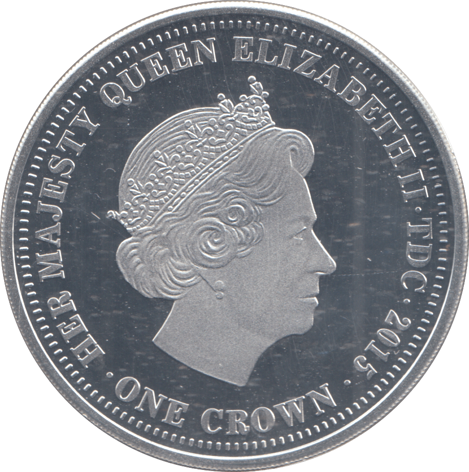 2015 SILVER PROOF ONE CROWN - Silver Proof - Cambridgeshire Coins