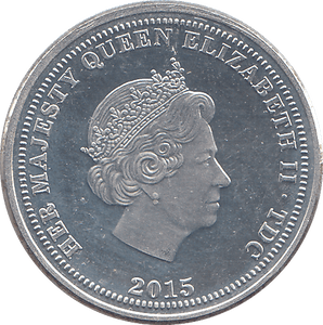 2015 SILVER PROOF ONE POUND TRISTAN DA CUNHA - SILVER WORLD COINS - Cambridgeshire Coins