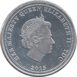 2015 SILVER PROOF ONE POUND TRISTAN DA CUNHA - SILVER WORLD COINS - Cambridgeshire Coins