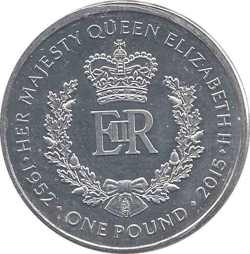 2015 SILVER PROOF ONE POUND TRISTAN DA CUNHA - SILVER WORLD COINS - Cambridgeshire Coins