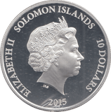 2015 SILVER PROOF TEN DOLLARS CONFIDANT FROM OBSERVER - SILVER WORLD COINS - Cambridgeshire Coins