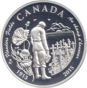 2015 SILVER PROOF TWO DOLLAR CANADA - SILVER WORLD COINS - Cambridgeshire Coins