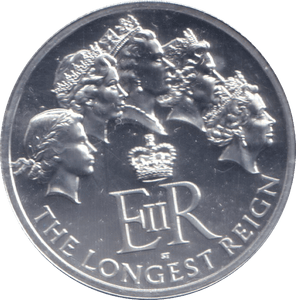 2015 SILVER TWENTY POUNDS ( BU ) - THE LONGEST REIGN - SILVER WORLD COINS - Cambridgeshire Coins