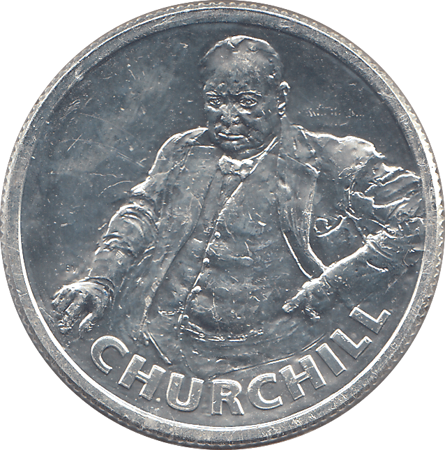 2015 SILVER WINSTON CHURCHILL TWENTY POUNDS - SILVER WORLD COINS - Cambridgeshire Coins