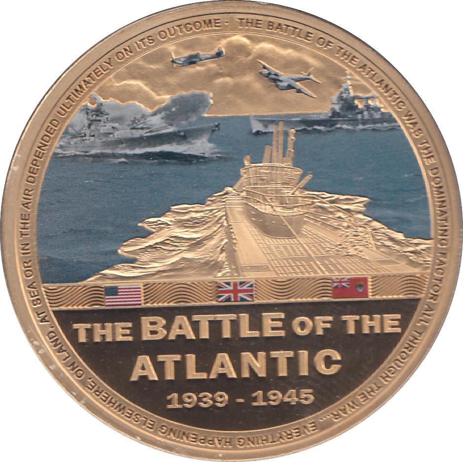 2015 THE BATTLE OF THE ATLANTIC WE WILL ALWAYS REMEMBER - WORLD COINS - Cambridgeshire Coins