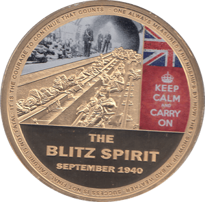 2015 THE BLITZ SPIRIT WE WILL ALWAYS REMEMBER - WORLD COINS - Cambridgeshire Coins