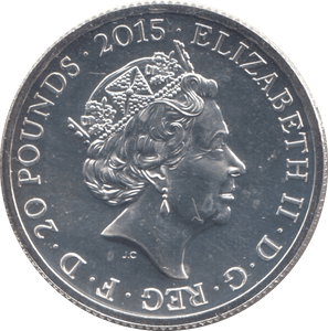 2015 THE LONGEST REIGN FINE SILVER £20 COIN - WORLD COINS - Cambridgeshire Coins