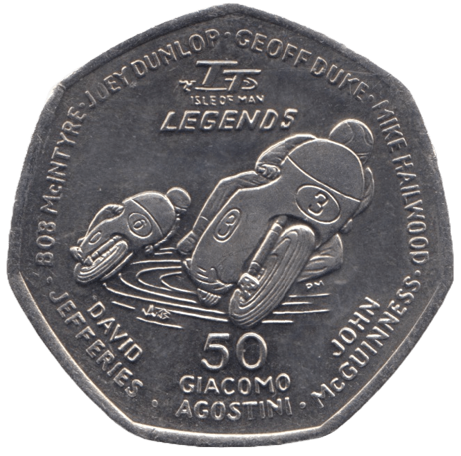 2015 TT FIFTY PENCE ISLE OF MAN - WORLD COINS - Cambridgeshire Coins