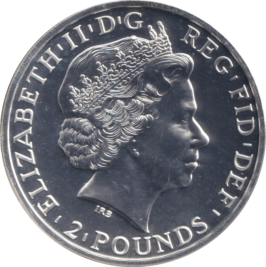 2015 TWO POUNDS SILVER PROOF YEAR OF THE SHEEP - WORLD COINS - Cambridgeshire Coins