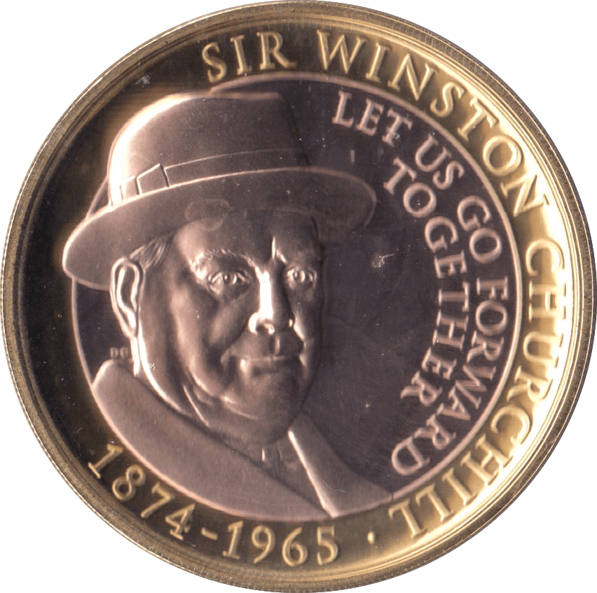 2015 TWO POUNDS SIR WINSTON CHURCHILL GIBRALTAR - WORLD COINS - Cambridgeshire Coins