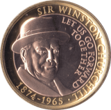 2015 TWO POUNDS SIR WINSTON CHURCHILL GIBRALTAR - WORLD COINS - Cambridgeshire Coins