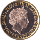 2015 TWO POUNDS SIR WINSTON CHURCHILL GIBRALTAR - WORLD COINS - Cambridgeshire Coins