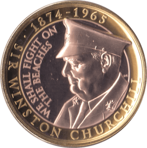 2015 TWO POUNDS SIR WINSTON CHURCHILL GIBRALTAR - WORLD COINS - Cambridgeshire Coins