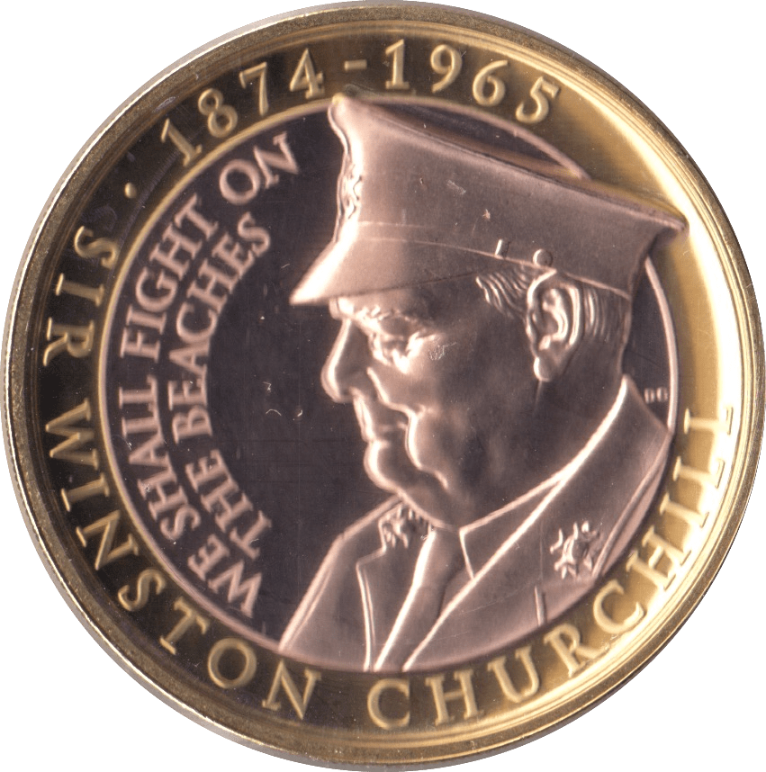 2015 TWO POUNDS SIR WINSTON CHURCHILL GIBRALTAR - WORLD COINS - Cambridgeshire Coins
