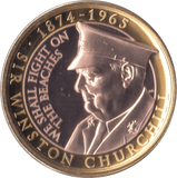 2015 TWO POUNDS SIR WINSTON CHURCHILL GIBRALTAR - WORLD COINS - Cambridgeshire Coins
