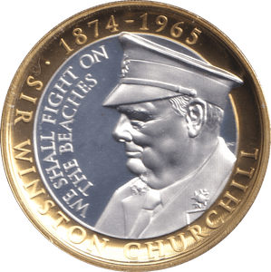 2015 TWO POUNDS SIR WINSTON CHURCHILL UK 3 - WORLD COINS - Cambridgeshire Coins