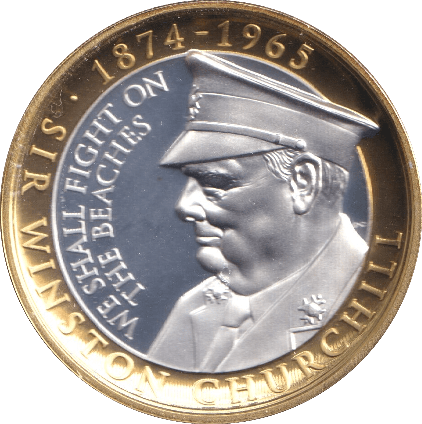 2015 TWO POUNDS SIR WINSTON CHURCHILL UK 3 - WORLD COINS - Cambridgeshire Coins