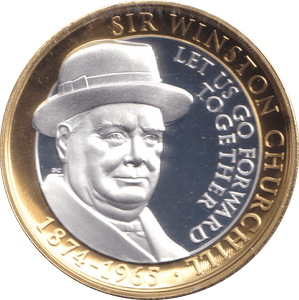 2015 TWO POUNDS SIR WINSTON CHURCHILL UK - WORLD COINS - Cambridgeshire Coins