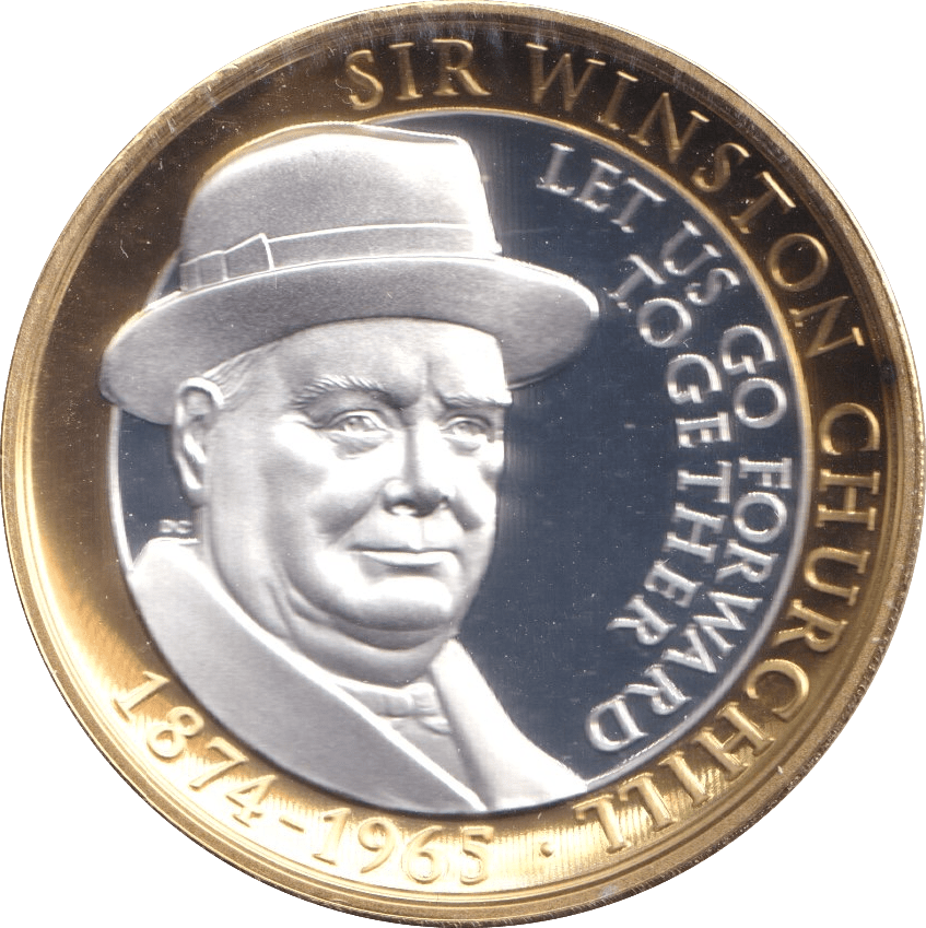 2015 TWO POUNDS SIR WINSTON CHURCHILL UK - WORLD COINS - Cambridgeshire Coins