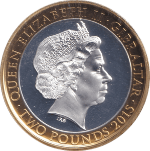 2015 TWO POUNDS SIR WINSTON CHURCHILL UK - WORLD COINS - Cambridgeshire Coins