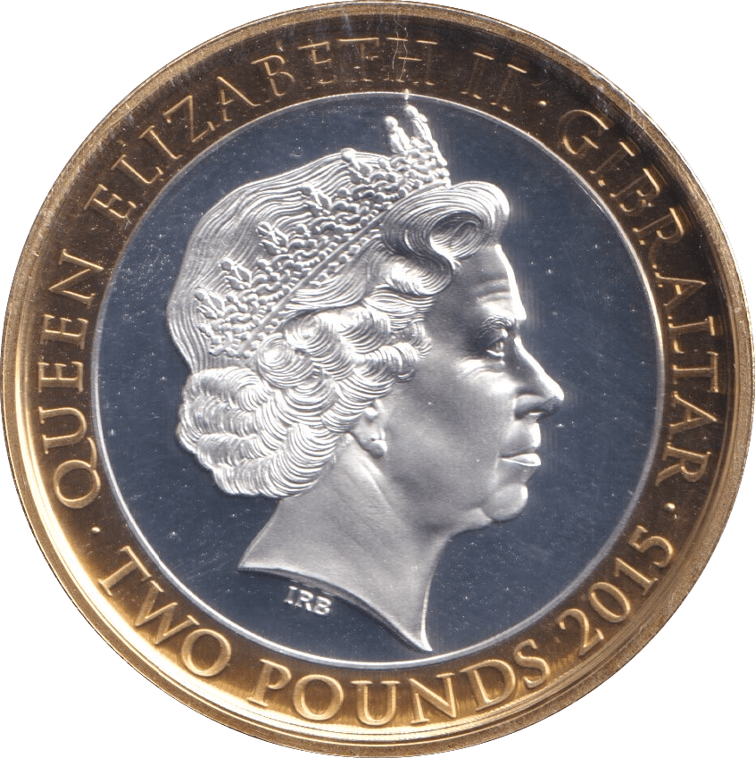 2015 TWO POUNDS SIR WINSTON CHURCHILL UK - WORLD COINS - Cambridgeshire Coins