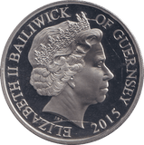 2015 VE - DAY £5 BAILIWICK OF GUERNSEY PROOF - WORLD COINS - Cambridgeshire Coins