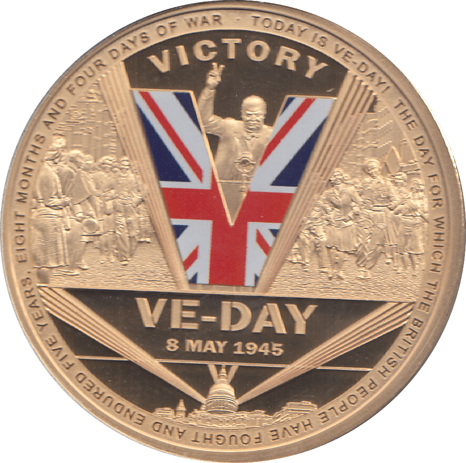 2015 VE - DAY WE WILL ALWAYS REMEMBER - WORLD COINS - Cambridgeshire Coins