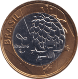 2016 1 REAL OLYMPIC MASCOT BRAZIL - WORLD COINS - Cambridgeshire Coins
