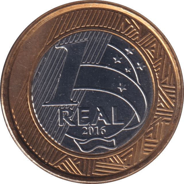2016 1 REAL OLYMPIC SWIMMING BRAZIL - WORLD COINS - Cambridgeshire Coins