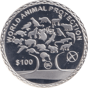 2016 100$ ENDANGERED SPECIES KIWI MEDALLION WORLD ANIMAL PROTECTION - MEDALS & MEDALLIONS - Cambridgeshire Coins