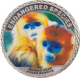 2016 100$ ENDANGERED SPECIES MONKEY MEDALLION WORLD ANIMAL PROTECTION - WORLD COINS - Cambridgeshire Coins