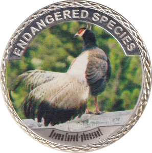 2016 100$ ENDANGERED SPECIES PHEASANT MEDALLION WORLD ANIMAL PROTECTION - MEDALS & MEDALLIONS - Cambridgeshire Coins