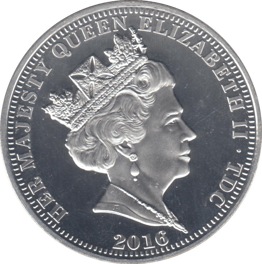 2016 £5 TDC SILVER PROOF - SILVER WORLD COINS - Cambridgeshire Coins