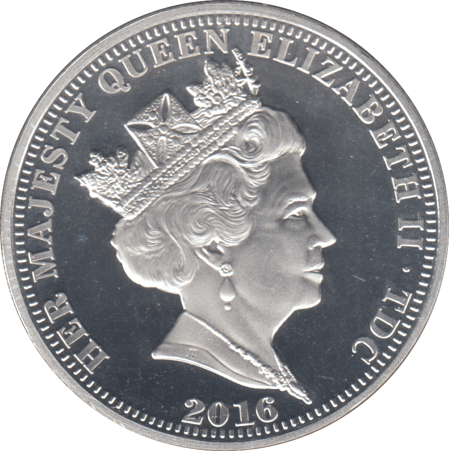 2016 £5 TDC SILVER PROOF - SILVER WORLD COINS - Cambridgeshire Coins