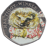 2016 50 PENCE MRS TIGGY WINKLE COLOURED ( BU ) - WORLD COINS - Cambridgeshire Coins