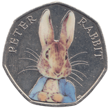 2016 50 PENCE PETER RABBIT COLOURED ( BU ) - WORLD COINS - Cambridgeshire Coins