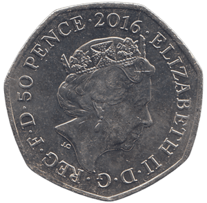 2016 50 PENCE SQUIRREL NUTKIN COLOURED ( BU ) - WORLD COINS - Cambridgeshire Coins