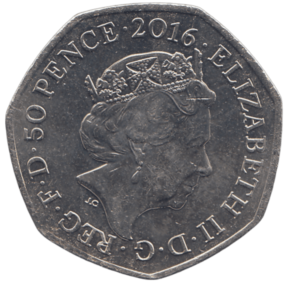 2016 50 PENCE SQUIRREL NUTKIN COLOURED ( BU ) - WORLD COINS - Cambridgeshire Coins