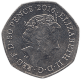 2016 50 PENCE SQUIRREL NUTKIN COLOURED ( BU ) - WORLD COINS - Cambridgeshire Coins
