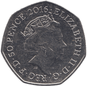 2016 50P PETER RABBIT COLOURED ( BU ) - BEATRIX POTTER 50P - Cambridgeshire Coins