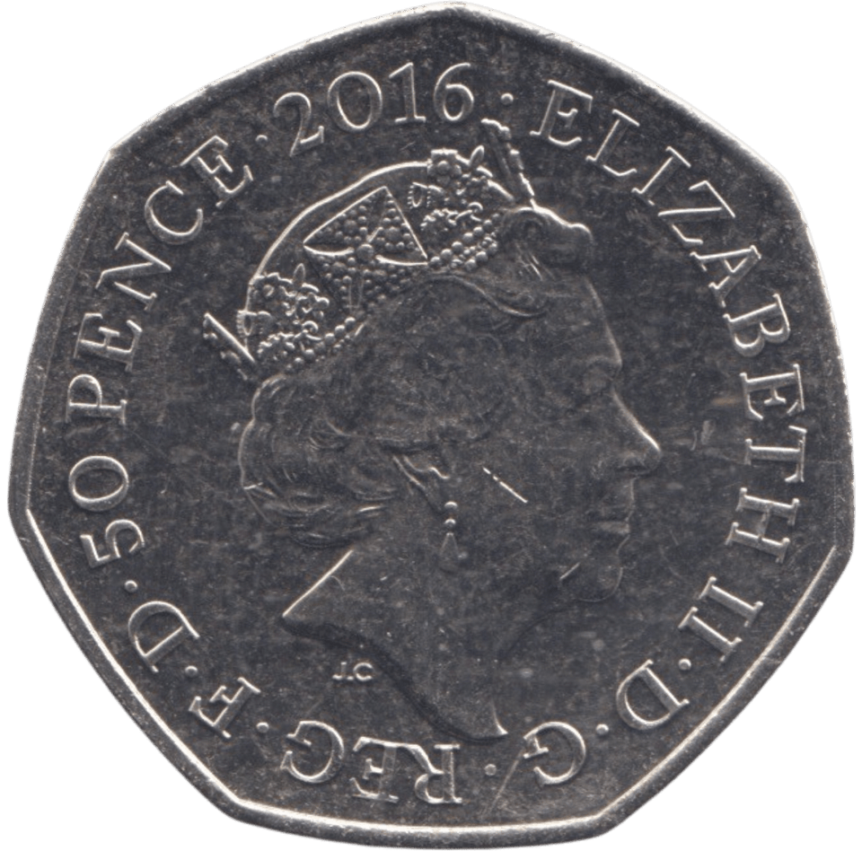 2016 50P PETER RABBIT COLOURED ( BU ) - BEATRIX POTTER 50P - Cambridgeshire Coins