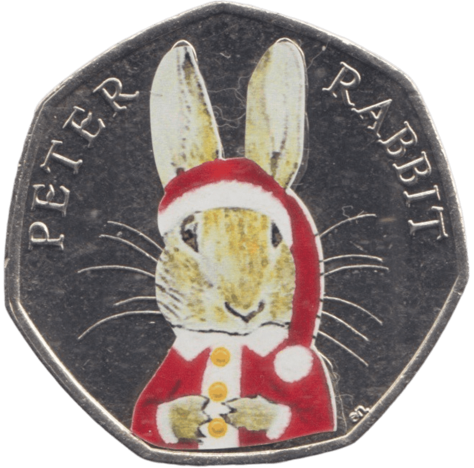 2016 50P PETER RABBIT COLOURED ( BU ) - BEATRIX POTTER 50P - Cambridgeshire Coins