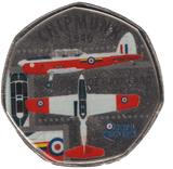 2016 50P SHAPED MEDALLION CHIPMUNK 1946 - 50P SHAPED COIN - Cambridgeshire Coins