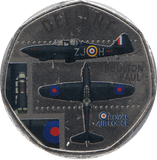 2016 50P SHAPED MEDALLION DEFIANT 1937 RAF - WORLD COINS - Cambridgeshire Coins