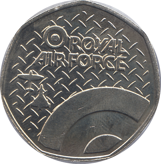 2016 50P SHAPED MEDALLION DEMON 1933 HAWKER - WORLD COINS - Cambridgeshire Coins